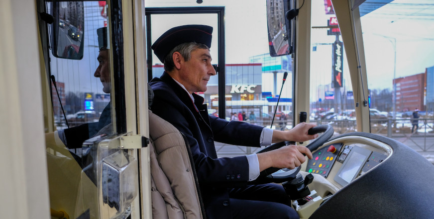 Водитель троллейбуса в Ростове